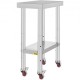 Buy Work Table Stainless Steel Food Preparation Table 30 x 60 x 80 cm Professional Kitchen Table Load 750 kg Stainless Steel Work Table