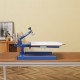 Buy Color 1 Station Screen Printing Machine Platen Screen Printing Machine 54x45cm Metal Housing Screen Printing Machine Max Pallet 60x70cm for T-shirt Wood Paper