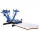 Buy Color 1 Station Screen Printing Machine Platen Screen Printing Machine 54x45cm Metal Housing Screen Printing Machine Max Pallet 55x65cm for T-shirt Wood Paper