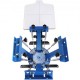 Buy Color 1 Station Screen Printing Machine Platen Screen Printing Machine 54x45cm Metal Housing Screen Printing Machine Max Pallet 55x65cm for T-shirt Wood Paper