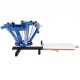 Buy Color 1 Station Screen Printing Machine Platen Screen Printing Machine 54x45cm Metal Housing Screen Printing Machine Max Pallet 55x65cm for T-shirt Wood Paper