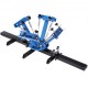 Buy Color 2 Station Screen Printing Machine Platen Screen Printing Machine 54x45cm Metal Housing Screen Printing Machine Max Pallet 55x65cm for T-shirt Wood Paper