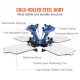 Buy Color 4 Station Screen Printing Machine Platen Screen Printing Machine 54x45cm Metal Housing Screen Printing Machine Max Pallet 55x65cm for T-shirt Wood Paper