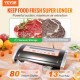 Buy Vacuum Sealer for Sealing Dry and Moist Food 30cm x 2.5mm Vacuum Sealing Machine 80kPa Vacuum Sealer 2 Rolls of Sealed Bags Included for Fruits Vegetables Meat