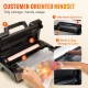 Buy Vacuum Sealer Machine for Dry and Moist Food 90 kPa Heat Sealer 130W Multifunctional Auto Manual Integrated Cutter 2 Rolls Bags External Hose for Food Preservation