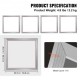 Buy Silk Screen Frame 4 Pieces Aluminum Alloy Screen Printing Frames 50.8 x 50.8 cm Screen Printing Kit with 110 Mesh, High Tension Nylon Mesh and Sealing Tape for T-Shirts