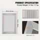 Buy Silk Screen Frame 6 Pieces Aluminum Alloy Screen Printing Frames 25.4x35.6cm Screen Printing Kit with Reusable Polyester 110 Mesh Easy Cleaning Screen Printing Accessories Fabric