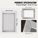 Buy Set of 2 Screen Printing Frames Screen Printing Kit with Aluminum Frame 20.3 x 25.4 cm/25.4 x 35.6 cm 110 Mesh Complete Accessories Scraper Tape Starter Kit for Fabric Paper Plastic