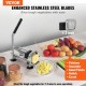 Buy Professional Manual French Fry Cutter Multifunction Vegetable Cutter with 12.7mm Stainless Steel Blade Potato Cutter, Fruit Sticks, Suction Cup Legs for Restaurant