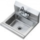 Comprar Lavamanos Lavabo de pared o empotrado 432x381x330mm de acero inoxidable