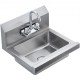 Comprar Lavamanos Lavabo de pared o empotrado 432x381x330mm de acero inoxidable