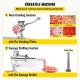 Buy Manual Meat Grinder 8x19x28.5cm Stainless Steel Meat Grinder Machine Household Meat Mincer with Sausage Stuffing Tube Adjustable Table Clamp for Pork Vegetables