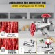 Buy Manual Meat Grinder 8x19x28.5cm Stainless Steel Meat Grinder Machine Household Meat Mincer with Sausage Stuffing Tube Adjustable Table Clamp for Pork Vegetables