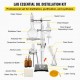 Buy Professional Laboratory Distillation Glassware Kit 25 Pieces, Laboratory Glass Distillation Unit, Distillation Apparatus with Condenser, Glass Distillation Pure Water 500 ml