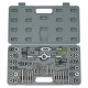 Buy Tap and Die Set 60 Piece Standard Metric and SAE Steel Tap and Die Kit with Portable Carrying Case Tool for Construction Auto Repair Plumbing