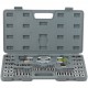 Buy Tap and Die Set 60 Piece Standard Metric and SAE Steel Tap and Die Kit with Portable Carrying Case Tool for Construction Auto Repair Plumbing