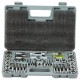 Buy 40 Piece Tap and Die Set SAE Size NC/NF/NPT Tap and Die Kit with Portable Carrying Case Complete Accessories for Construction Auto Repair Plumbing