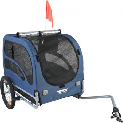 VEVOR Remolque de Bicicleta para Perros Mascotas Gato 45 kg Resistente al Agua