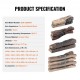 Comprar Leños de Chimenea de Cerámica 10 Piezas Madera de Cerámica Decorativa para Chimeneas de Gas Ramas Grandes Falsas Resistentes al Calor Madera Apilable para Chimenea Brasero Interior y Exterior