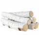 Buy Ceramic Fireplace Logs 6 Pack Decorative Ceramic Wood for Gas Fireplaces Heat Resistant Fake Branches White Birch Stackable for Fireplace Fire Pit Indoor or Outdoor