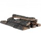 Buy Ceramic Fireplace Logs 8 Pack Decorative Ceramic Wood for Gas Fireplaces Stackable Heat Resistant Fake Oak Branches for Gas Fireplace Indoor and Outdoor Fire Pit