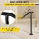 Buy Stair Handrail Stair Railing 102 x 71.3cm Steel Stair Railing Handrail with Black Handrail 1-3 Steps