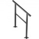 Buy Stair Handrail Stair Railing 91.4 x 89.5 cm Aluminum Stair Railing Handrail with Outdoor Handrail for 2-3 Steps