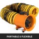 Buy Flexible Duct Hose for Extractor 12" with a 25 Piece PVC Bag