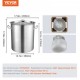 Buy Soup Pot 39.7 L Stockpot with Lid and Handle Diameter 35 cm Height 41 cm Large 18/8 Stainless Steel Stockpot with Handle and Strainer, Open Flame and Induction for Commercial Events, Restaurants