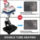 Buy in 1 Mug Heat Press Machine White Heat Thermal Press Machine 38x30cm for T-shirt Sublimation Machine