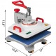 Buy in 1 Mug Heat Press Machine White Heat Thermal Press Machine 38x30cm for T-shirt Sublimation Machine