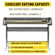 Buy in 1 Heat Press Machine 1800W 38 x 38cm Vinyl Cutter Machine 1350mm Rotary Heat Printing Machine for T-Shirts, Mugs, Plates, Caps, Full 360° Rotation