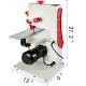 Buy Band Saw 250W Table Band Saw Speed 900m per min Max Height 80mm Max Width 200mm Mini Band Saw for Woodworking White