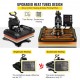 Buy 8 in 1 Heat Press Machine Plate 29 x 38 cm Black Heat Press Machine 1000 W Digital Display Anti-scald Sublimation Machine