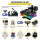 Buy 8 in 1 Heat Press Machine Plate 29 x 38 cm Black Heat Press Machine 1000 W Digital Display Anti-scald Sublimation Machine