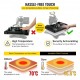 Buy 8 in 1 Heat Press Machine Plate 29 x 38 cm Black Heat Press Machine 1000 W Digital Display Anti-scald Sublimation Machine