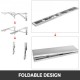 Buy Stainless steel kitchen rack. Foldable brackets. Stainless steel frame. Capacity 30kg