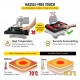 Buy in 1 Heat Press Machine Plate 29 x 38 cm Red Heat Press Machine 1000 W Sublimation Machine Digital Display Anti-scald