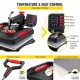 Buy in 1 Heat Press Plate 38 x 38 cm Red Heat Press Machine 1000 W 360 Degree Rotating Digital Display Sublimation Machine