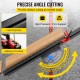 Buy Table Saw Miter Gauge 450mm Precision Miter Ruler Aluminum Alloy Laser Marking 60° Adjustable Woodworking Tool for Router Tables and Jointers