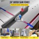 Buy Table Saw Miter Gauge 610mm Precision Miter Ruler Aluminum Alloy Laser Marking 60° Adjustable Woodworking Tool for Router Tables and Jointers