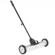 Buy Magnetic Sweeper 22.6 kg Magnetic Broom with Telescopic Handle 77-113 cm Magnetic Dustpan 745 mm with Wheels Metal Parts Dustpan for Cleaning Workshop Garage Patio