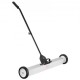 Buy Magnetic Sweeper 24.9kg Force Magnetic Broom with Telescopic Handle 77-113cm Magnetic Dustpan 745mm with Wheels Metal Parts Dustpan for Cleaning Workshop Garage Patio