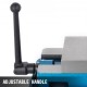 Buy 3" Hardened Swivel Milling Locking Shank with Base, Table Press Bench Clamp with Adjustable Handle ， Precision Machine Press for Milling Finishing