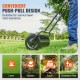 Koop 13 Gallon/49L gazonroller Tuinroller Zand-/watergevulde stalen gazonroller Easy Spin Ergonomische U-vormige handgreep voor gazon, tuin, boerderij, park