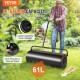 Koop 17 Gallon/64L gazonroller Tuinroller Zand-/watergevulde stalen gazonroller Easy Spin Ergonomische U-vormige handgreep voor gazon, tuin, boerderij, park