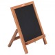 Koop Zwart menukrijtbord met houten frame 254 x 356 mm krijtbord krijtbord magnetisch schoolbord voor restaurant, bar, café, keuken, huisdecoratie en bruiloften