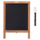 Koop Zwart menukrijtbord met houten frame 254 x 356 mm krijtbord krijtbord magnetisch schoolbord voor restaurant, bar, café, keuken, huisdecoratie en bruiloften