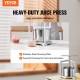 Buy Fruit Wine Press 2 Barrels Stainless Steel 6L, Manual Juicer, Press for Making Juice, Olive Oil, Honey and Vegetables with T-Handle, Triangle Structure for Kitchen, Home