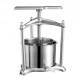 Buy Fruit Wine Press 2 Barrels Stainless Steel 6L, Manual Juicer, Press for Making Juice, Olive Oil, Honey and Vegetables with T-Handle, Triangle Structure for Kitchen, Home